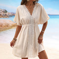 Spliced beach skirt -D151