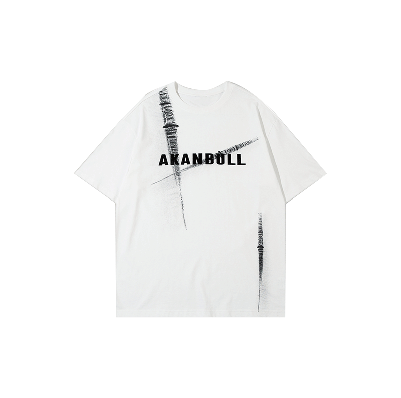 "AKANBULL"LOGO TEE-D365