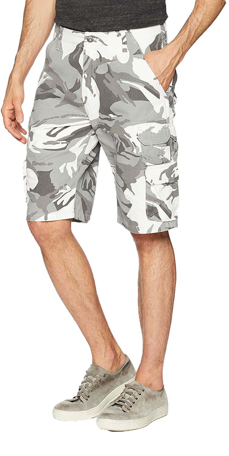 Multi-Pocket Cargo Shorts-D337