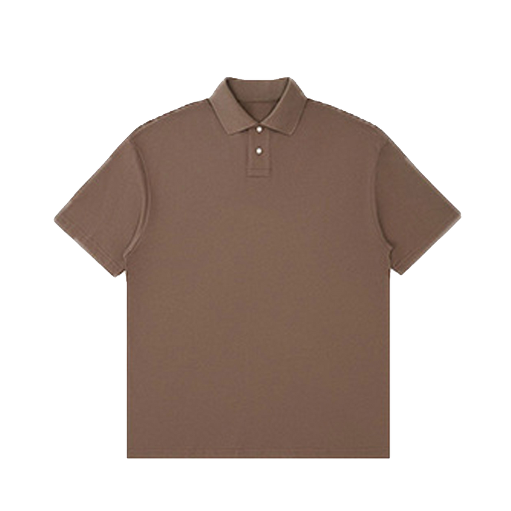 Solid color poloi short -C7