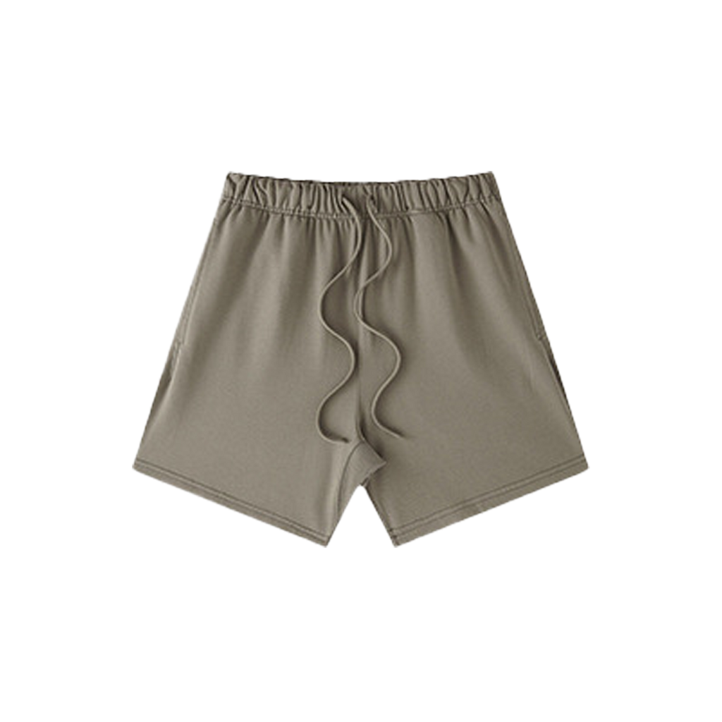 Solid color drawstring shorts-C11