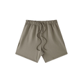 Solid color drawstring shorts-C11