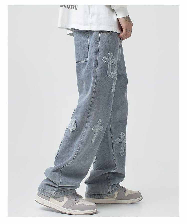 Cross patch jeans-D673