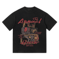 Vintage TV monogram print TEE-D707