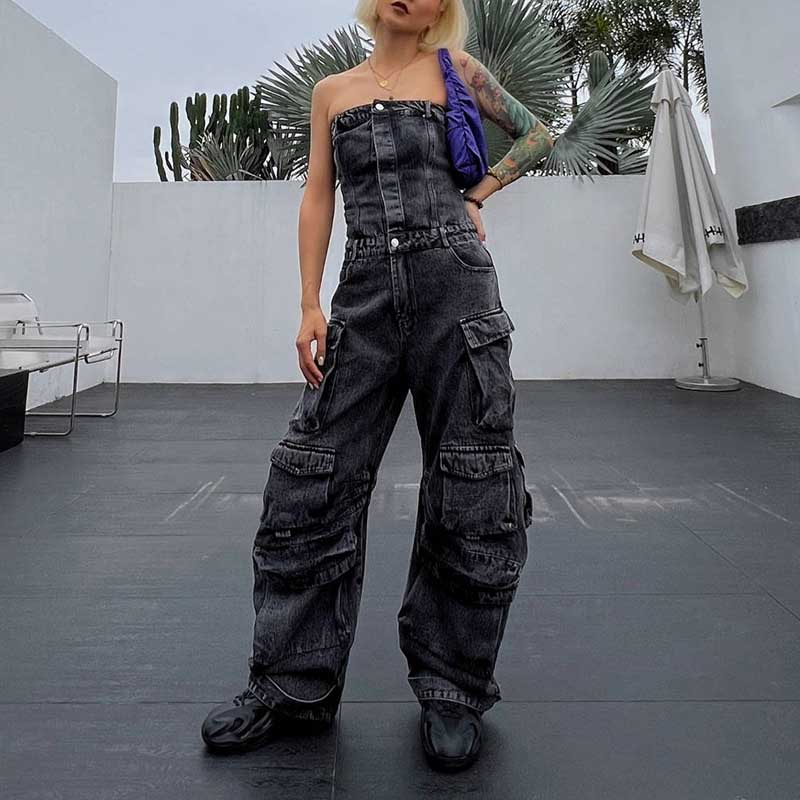 Overalls jeans-D815