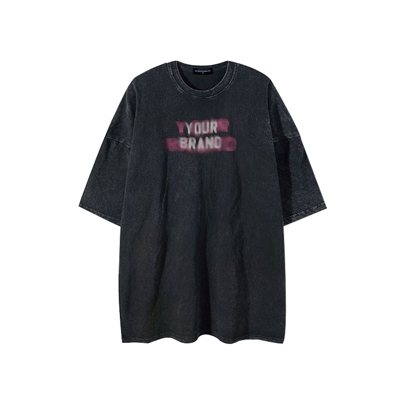 Letter print TEE-D300