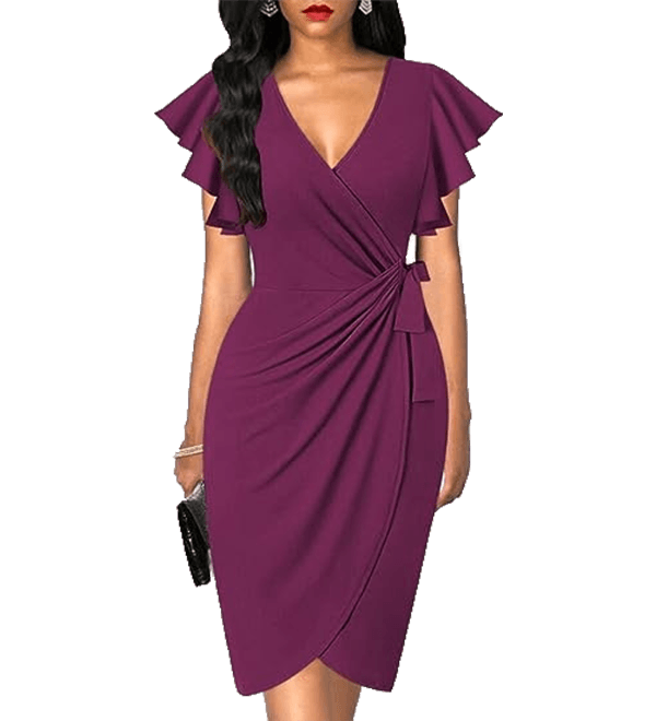 Sweet style slim dress-D148