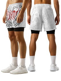 Skeleton shorts-D542