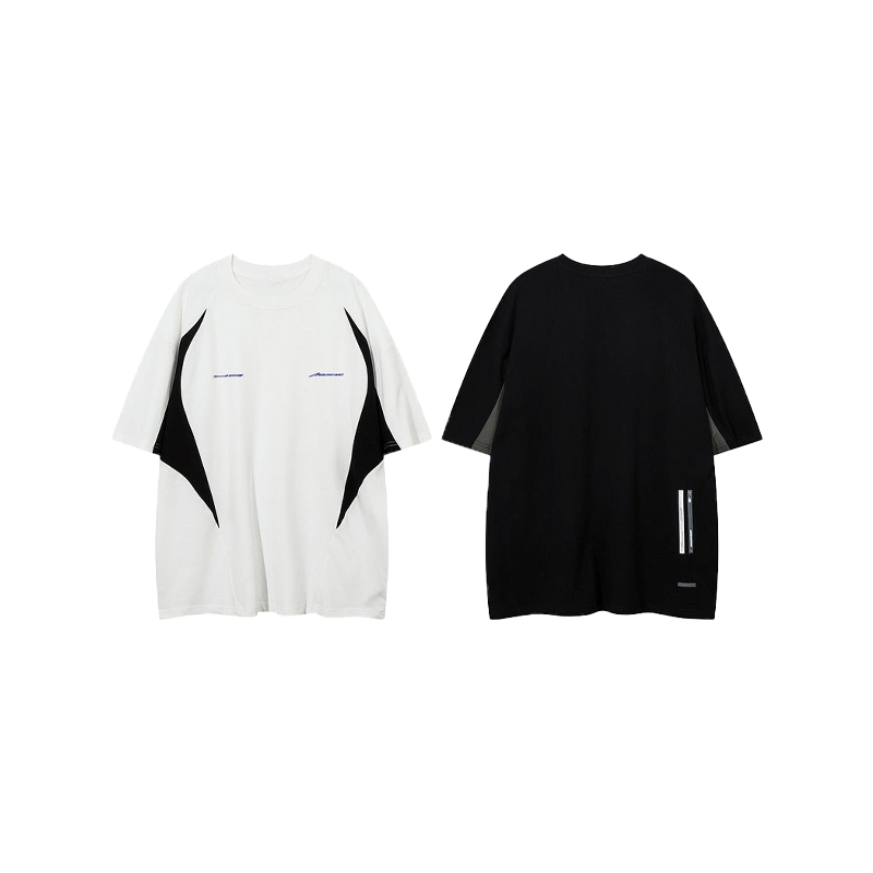 Color contrast stitching TEE-D302
