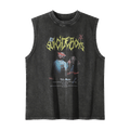 Character print vest TEE-D362