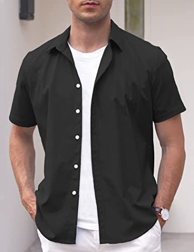 Solid color commuter shirt-D187