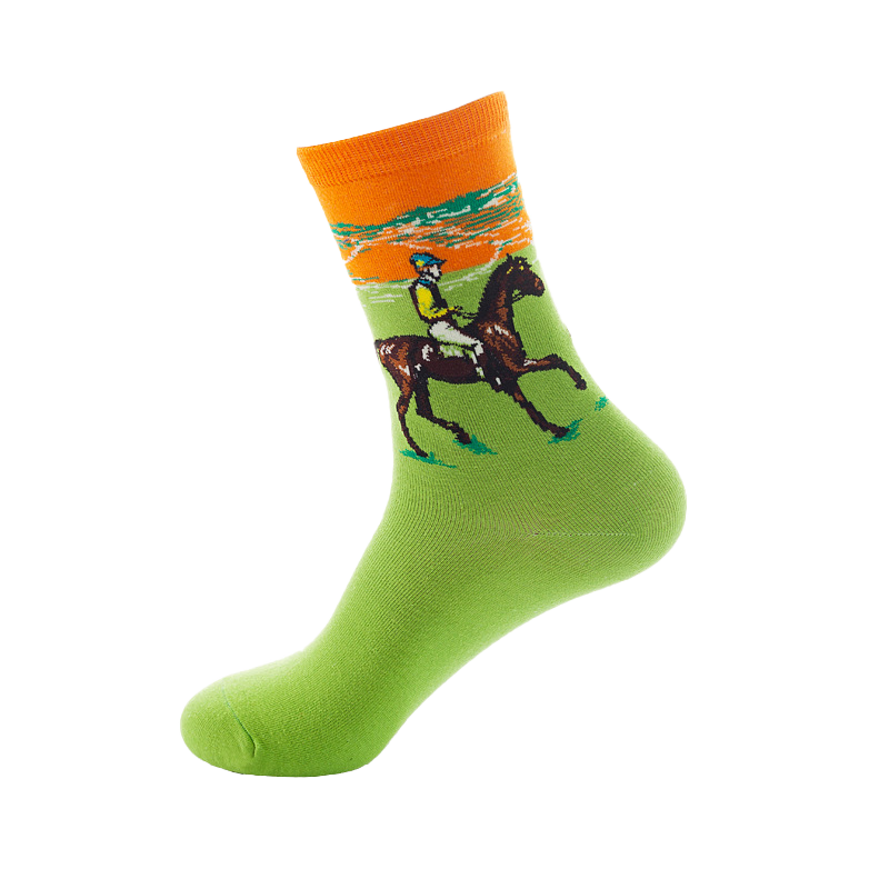 Cartoon mid-tube socks-D236