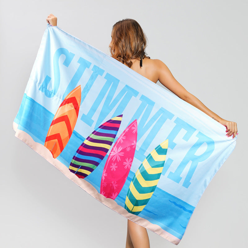 Printed Beach Towel -D247