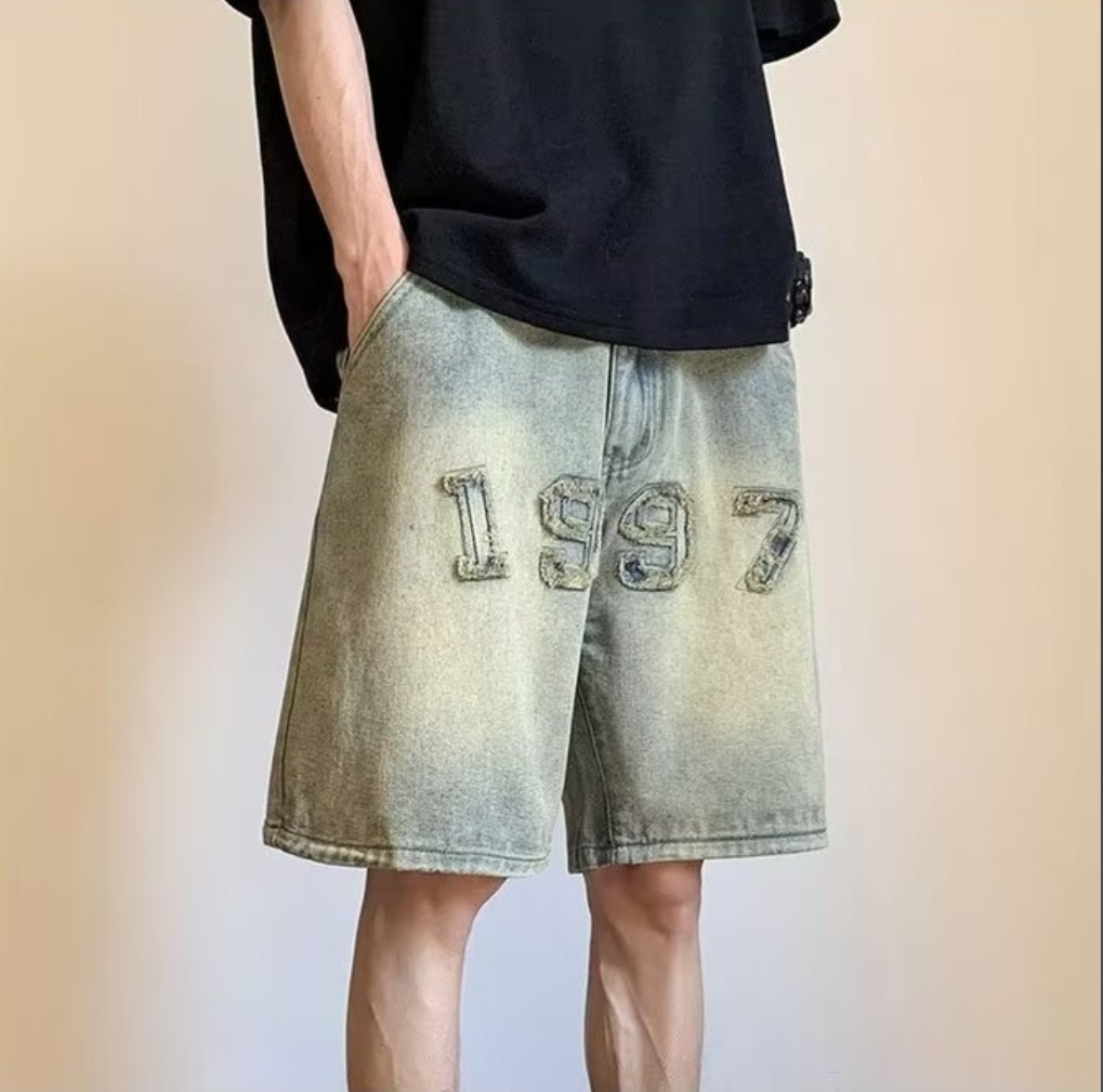 Vintage short jeans-D672