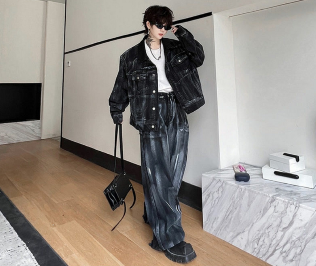 Design a denim suit-D257