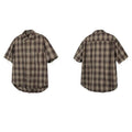 Vintage plaid shirt-D426
