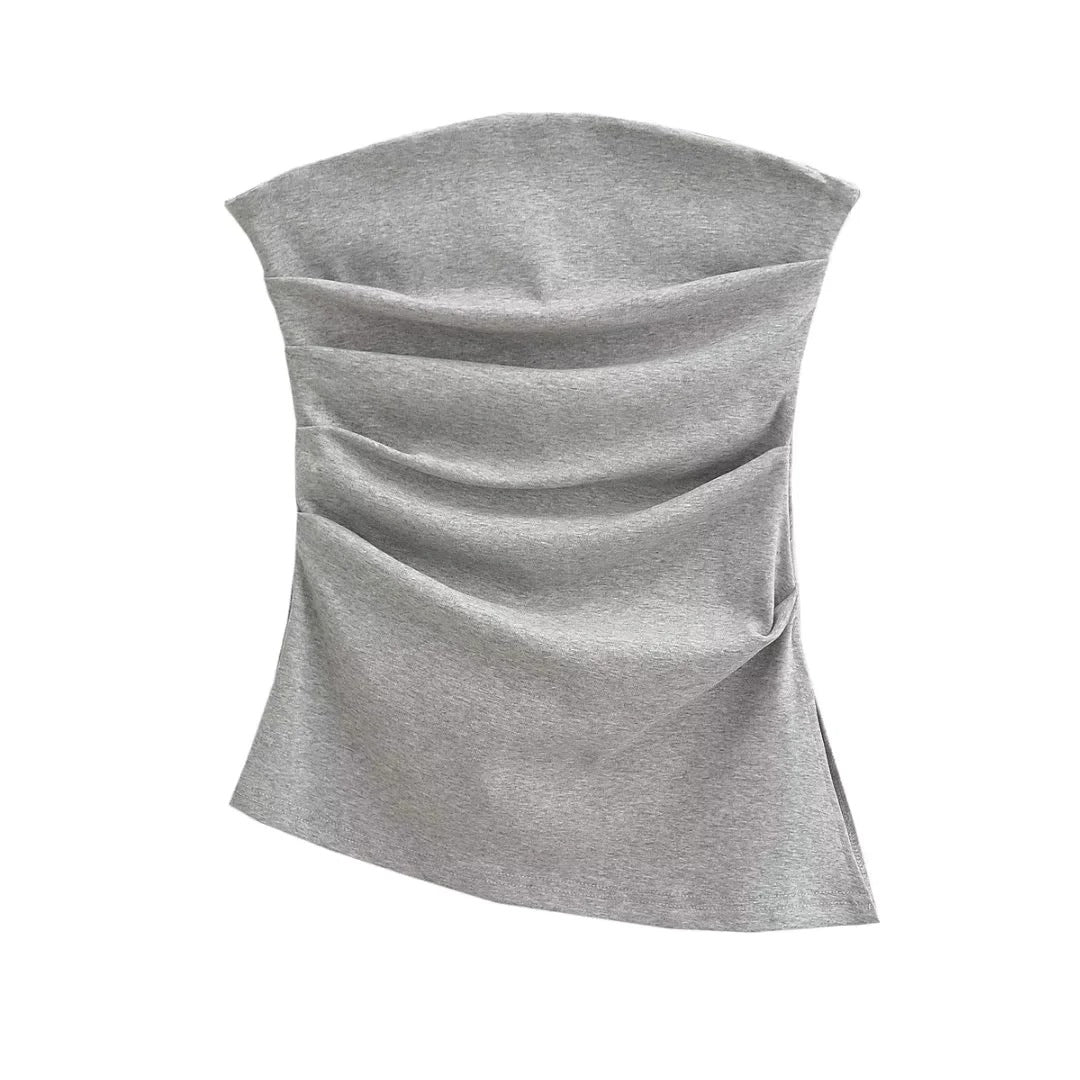 Sexy one-shoulder top-D747