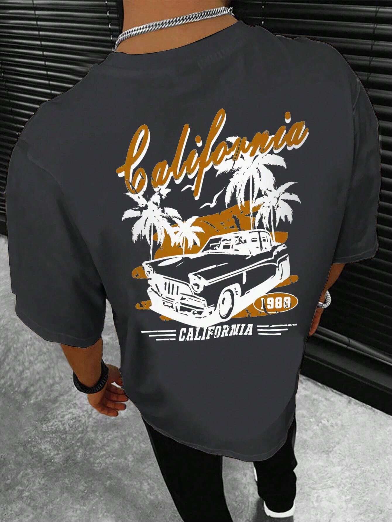 Vintage style TEE-D443