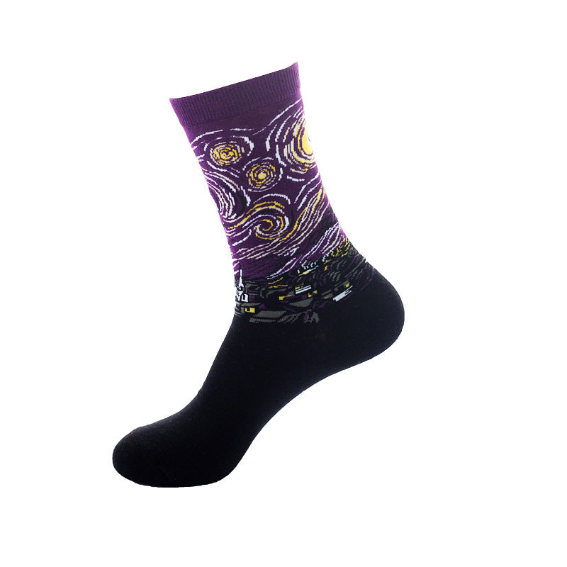 Cartoon mid-tube socks-D236