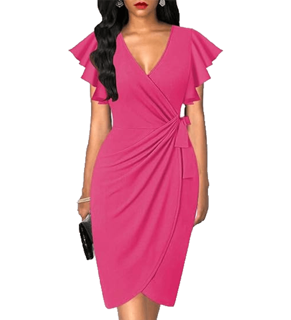 Sweet style slim dress-D149