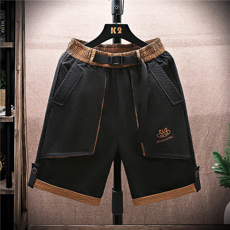Ice silk quick-drying sports shorts-D333