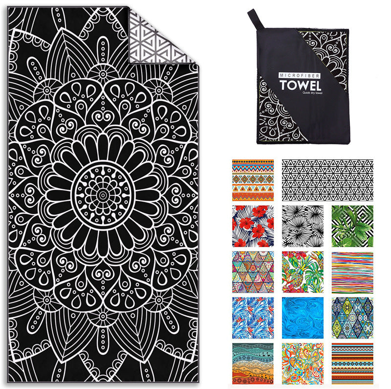 Printed Beach Towel -D247