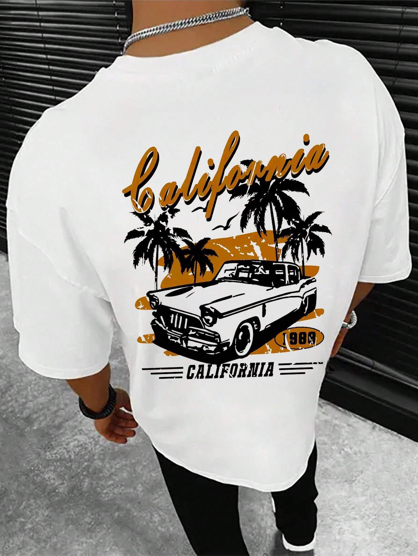 Vintage style TEE-D443