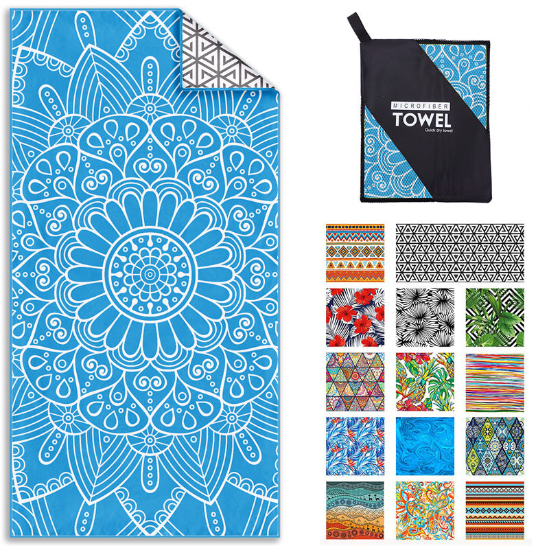 Printed Beach Towel -D247