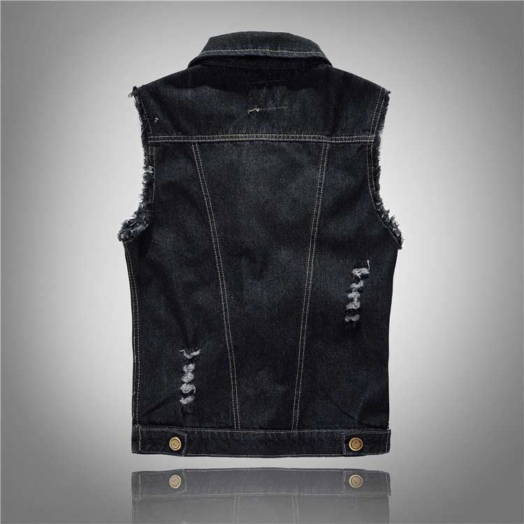 Denim Vest-D682