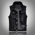 Denim Vest-D682