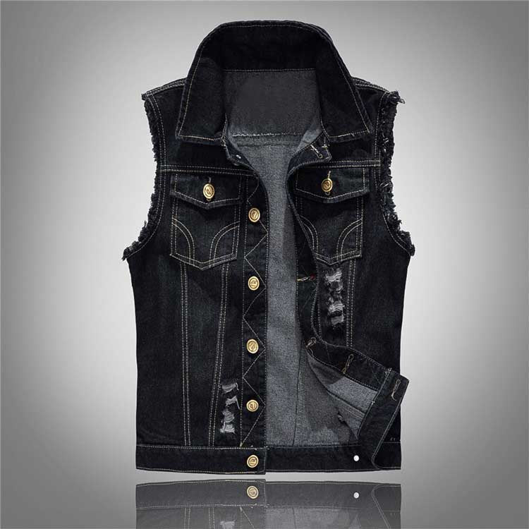 Denim Vest-D682