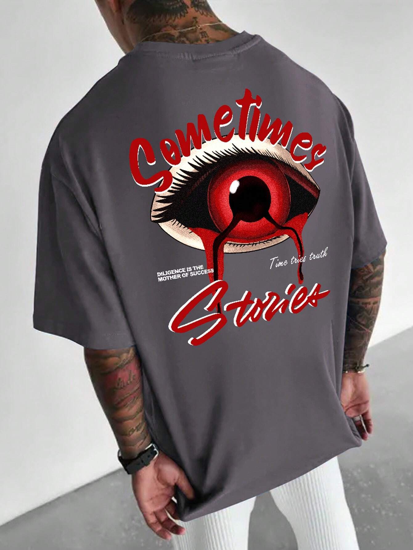 Vintage style TEE-D443