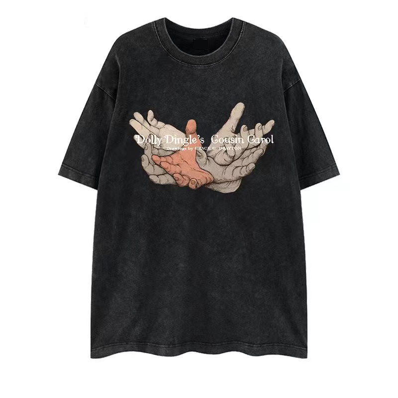 Crewneck vintage print TEE-D704