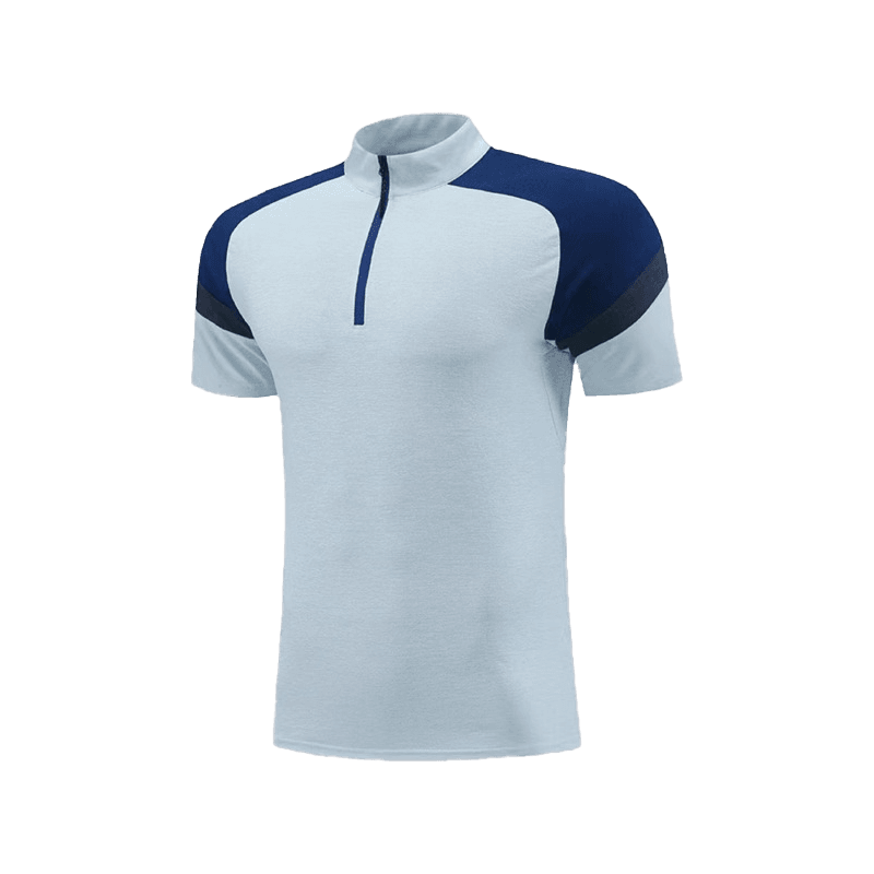 Stand-up collar sports short sleeves-D868