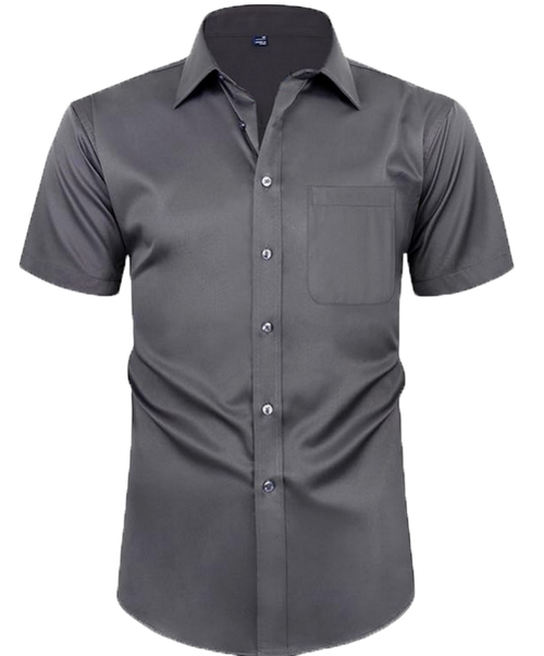 Busines solid color shirt-D188