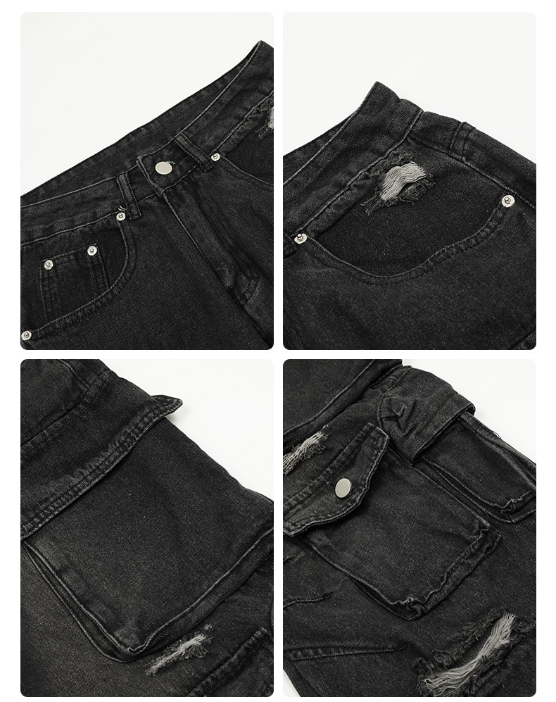 Oversize ripped jeans-D559