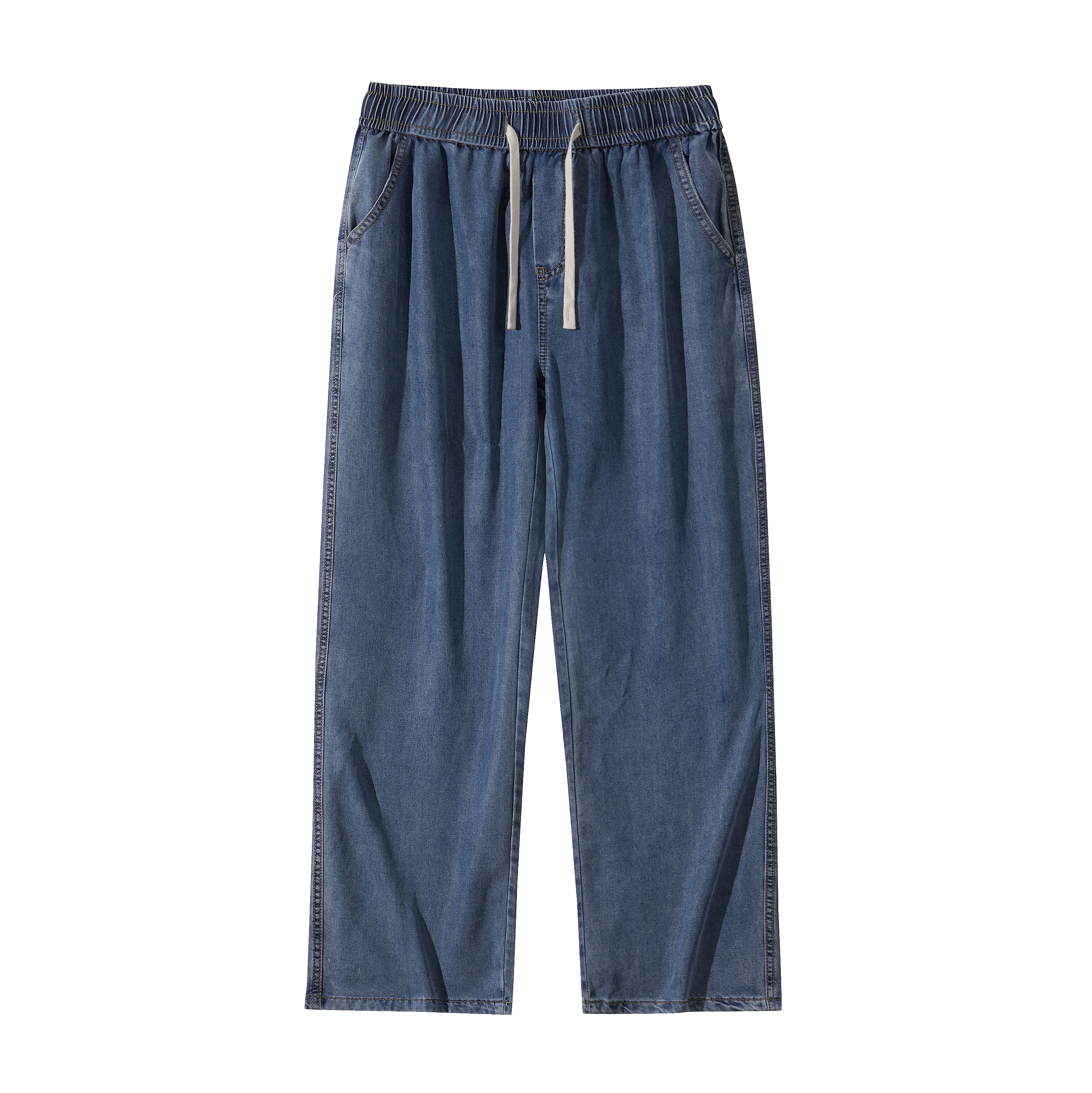 Elastic waist jeans-D92