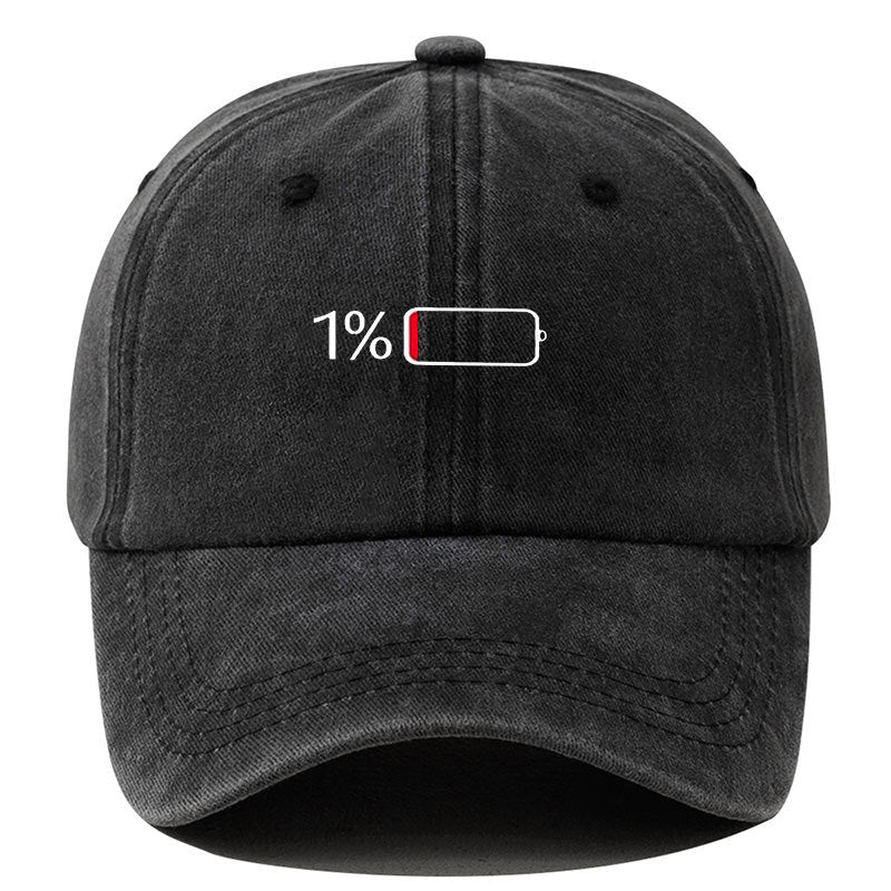 "Low Battery "Baseball Cap-D295