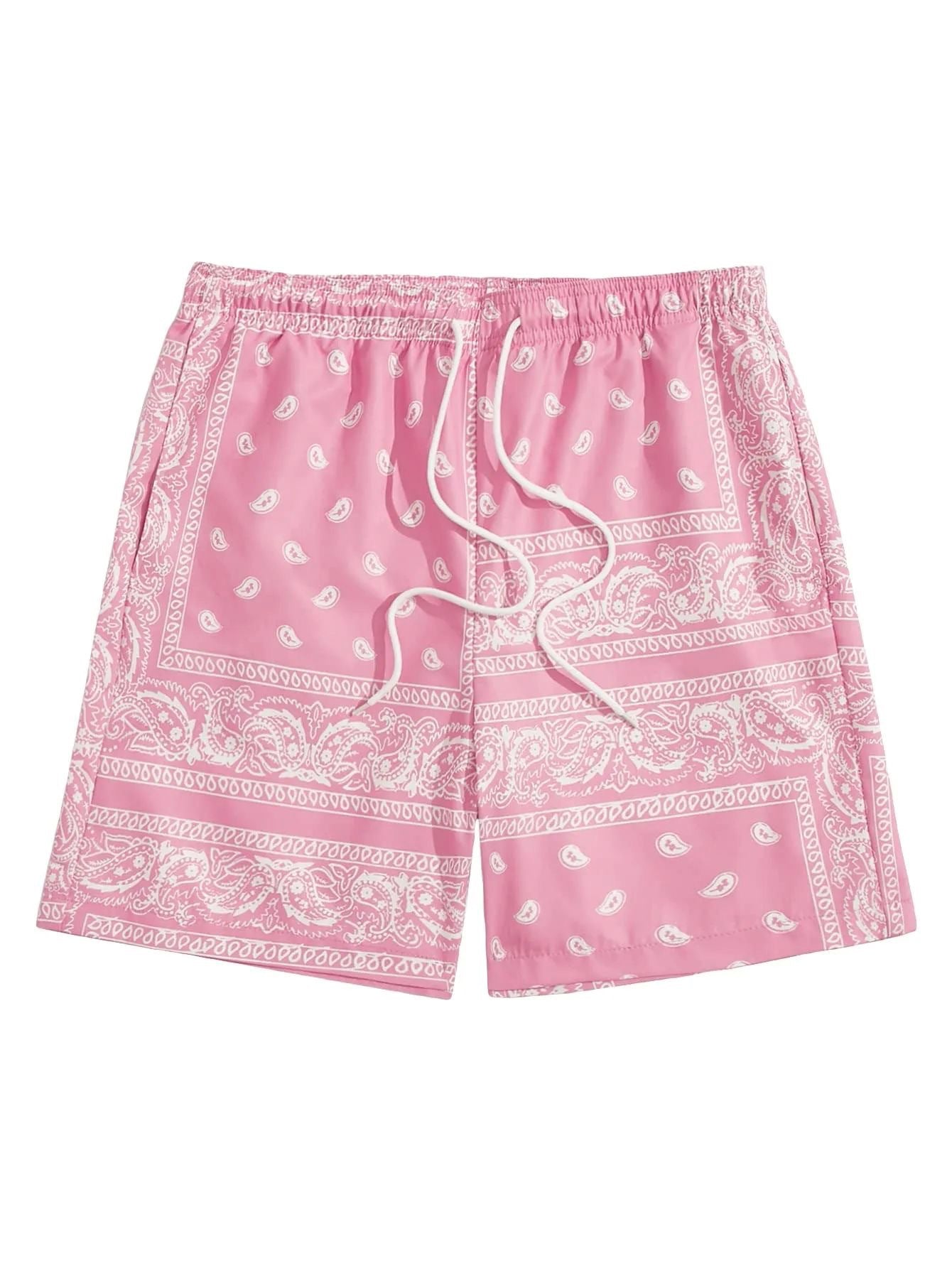 Multi-style drawstring shorts-D602