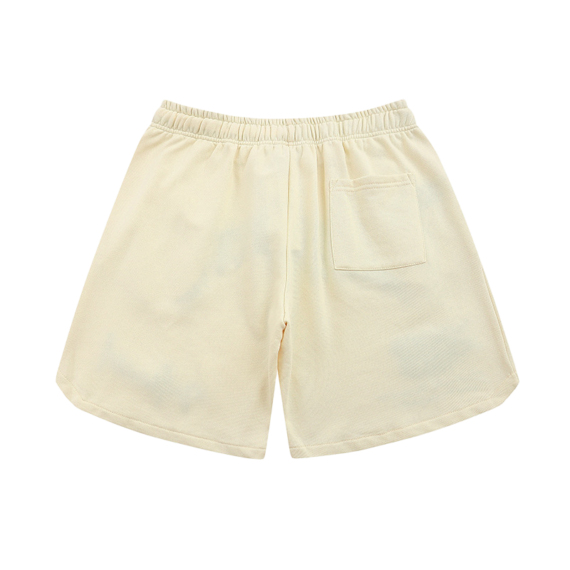 Letter element drawstring shorts-D214