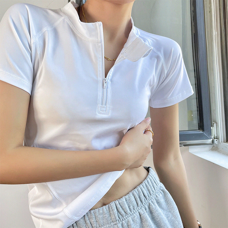 Sports quick-drying yoga top-D870