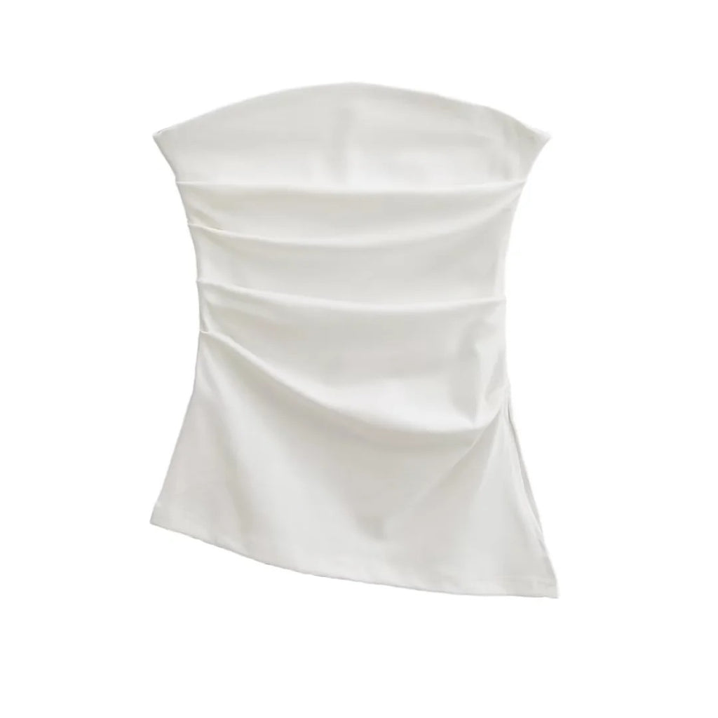 Sexy one-shoulder top-D747