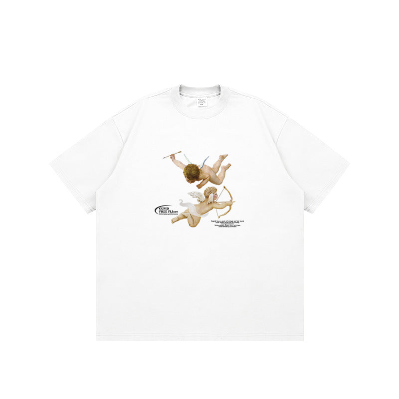 Angel print simple TEE-D570