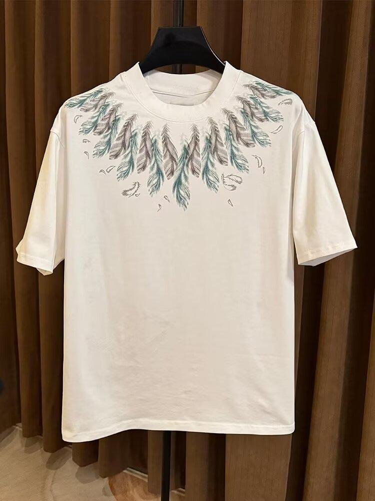 Full of collar feathers TEE-D715