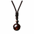 Natural stone necklace-D699