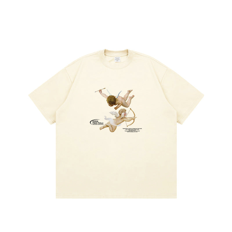 Angel print simple TEE-D570