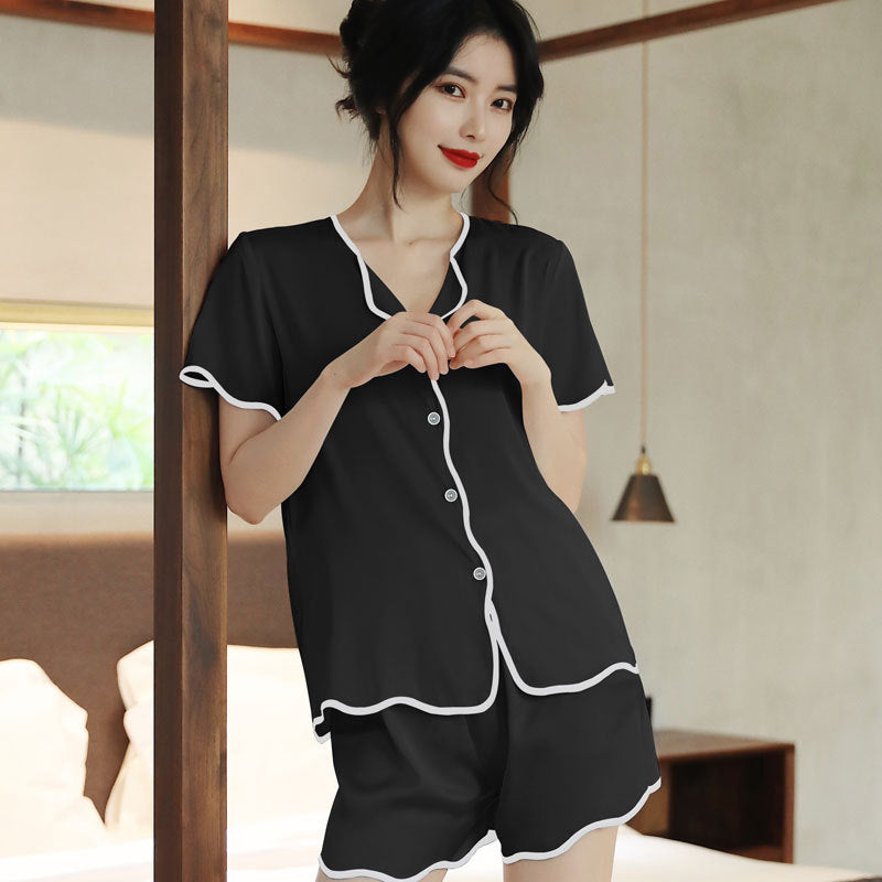 Sexy pajamas ice silk-D276