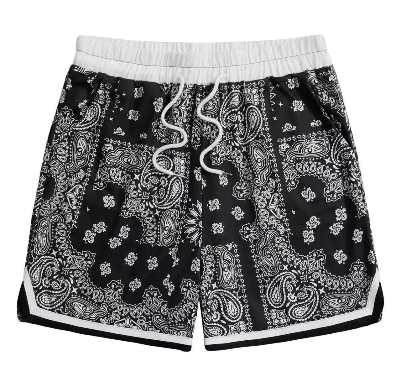 Multi-style drawstring shorts-D602