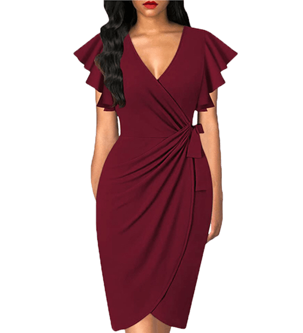 Sweet style slim dress-D148