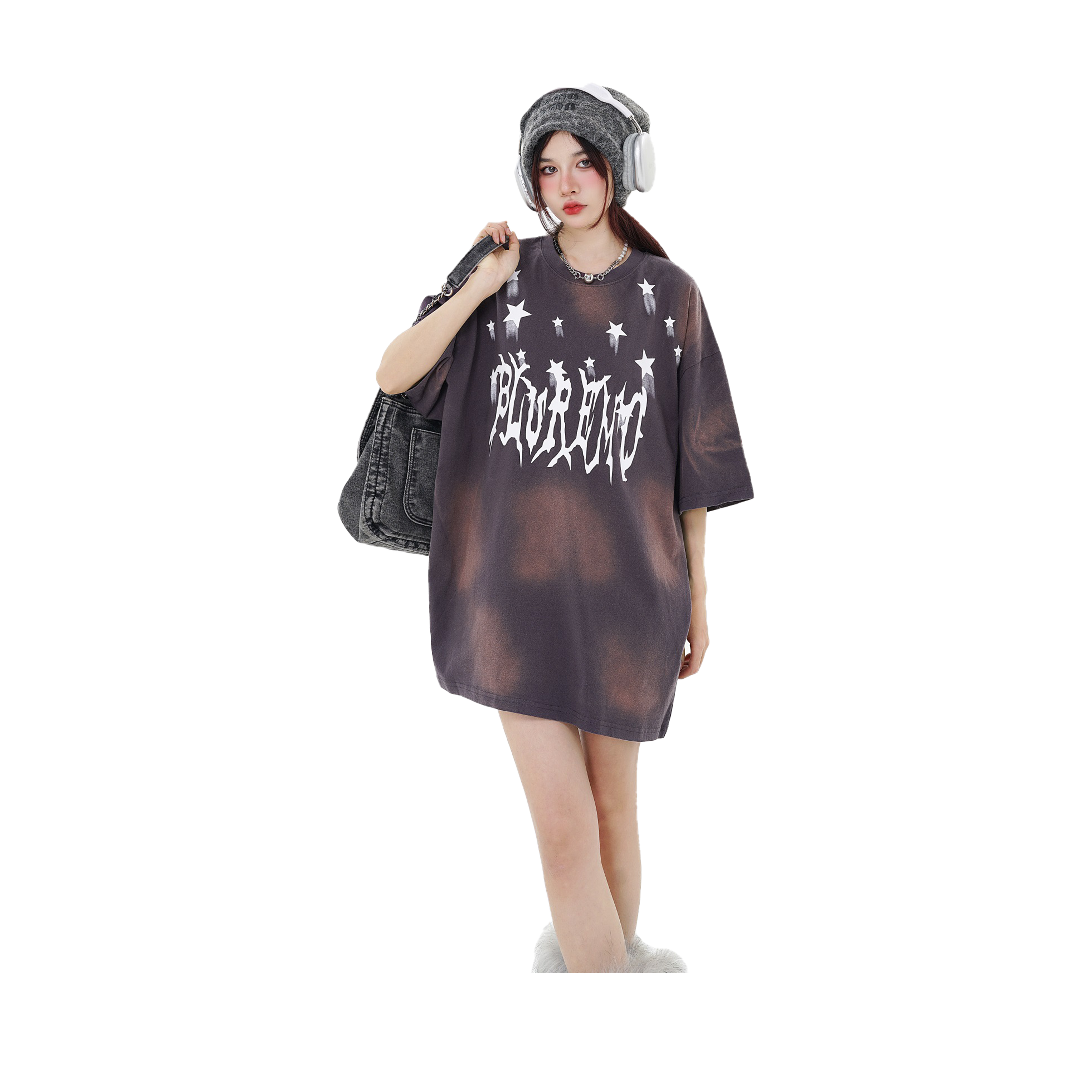 Star printed TEE-D11